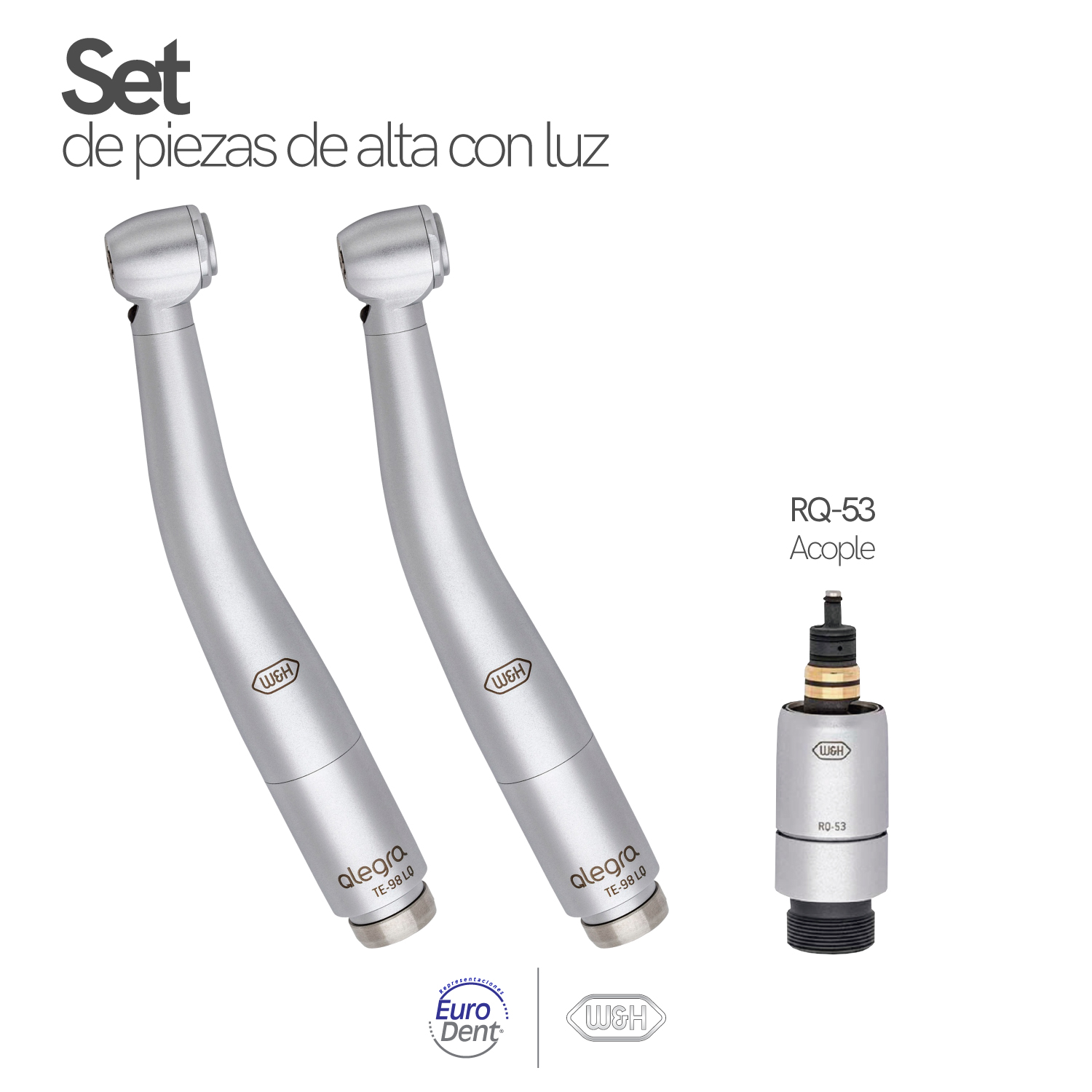 SET DE PIEZAS DE ALTA CON LUZ